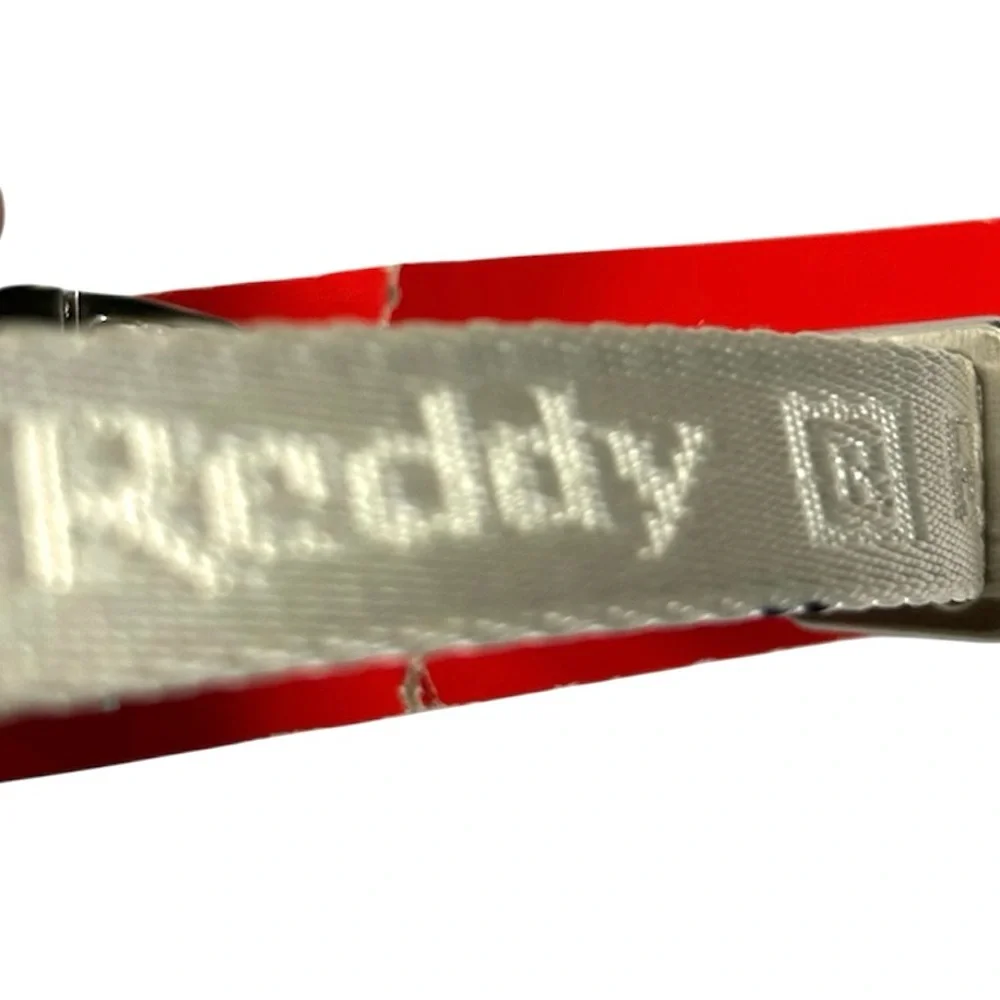 New Reddy Ivory Jacquard Dog Collar Sz S